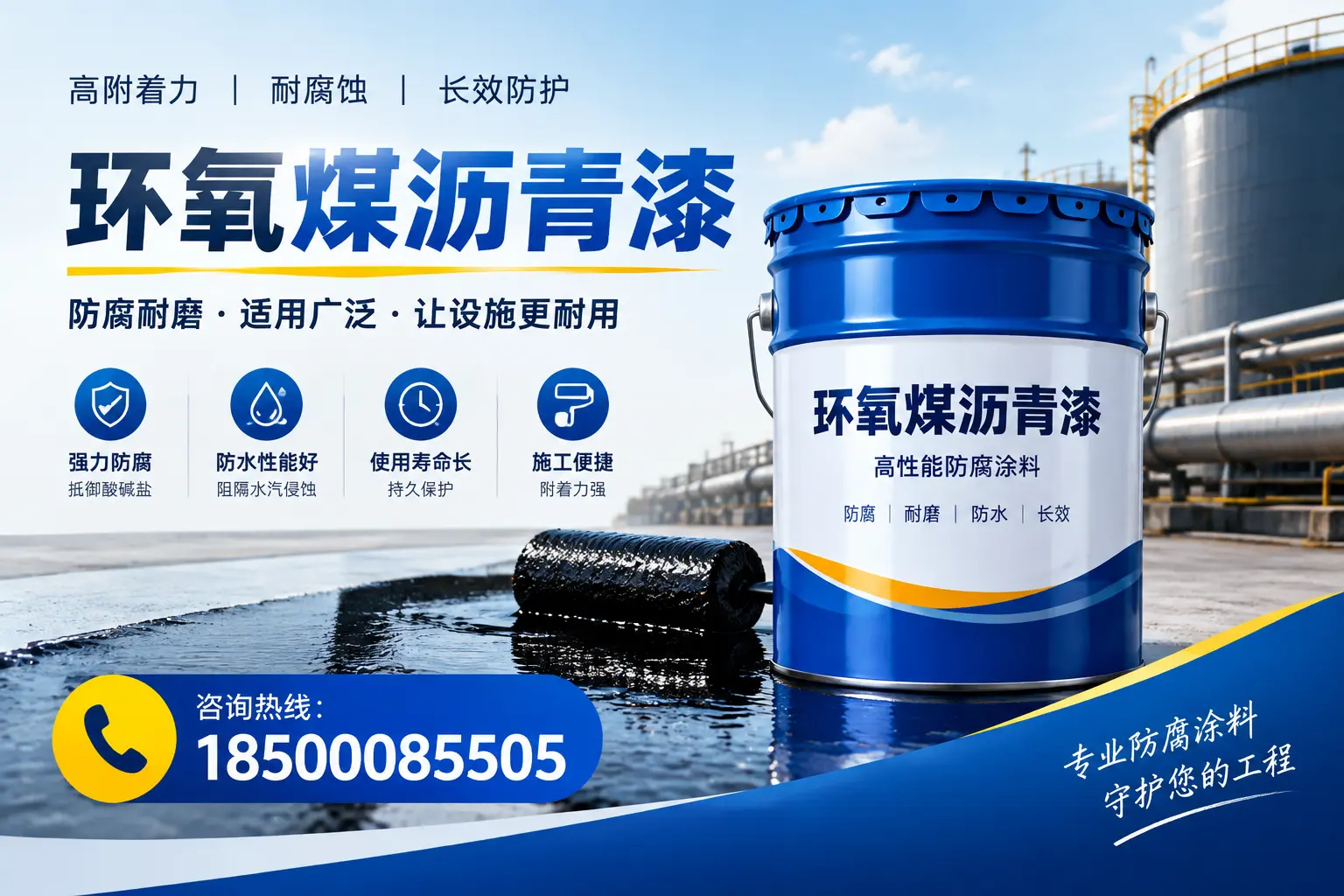 环氧煤沥青漆与其他涂料的对比分析,助力三明企业决策